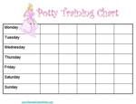 Princess Potty Chart Free